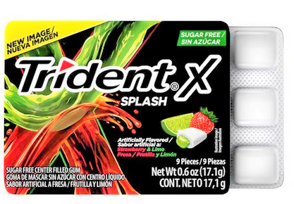 Trident Fresa y Menta 17 g